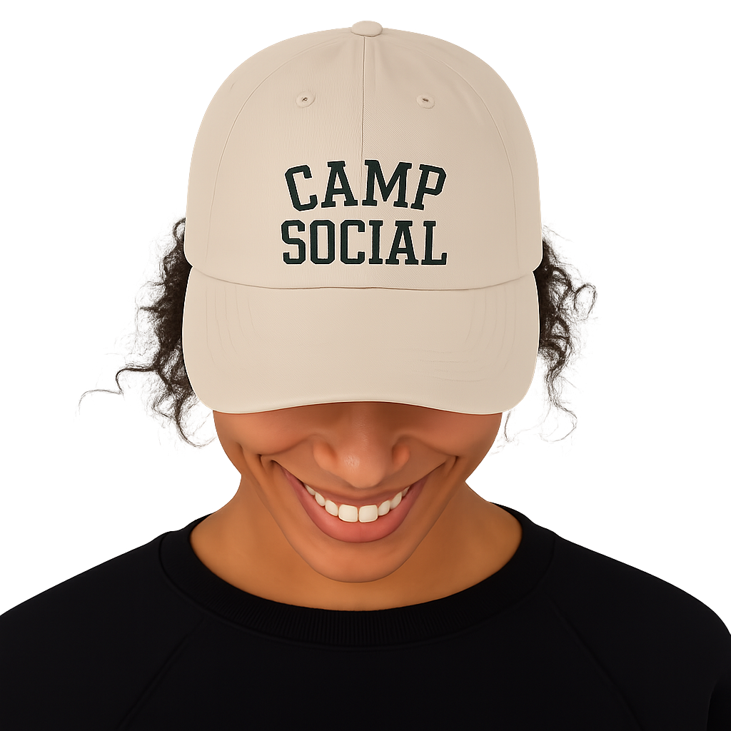 Camp Social Dad hat