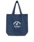 Organic denim tote bag