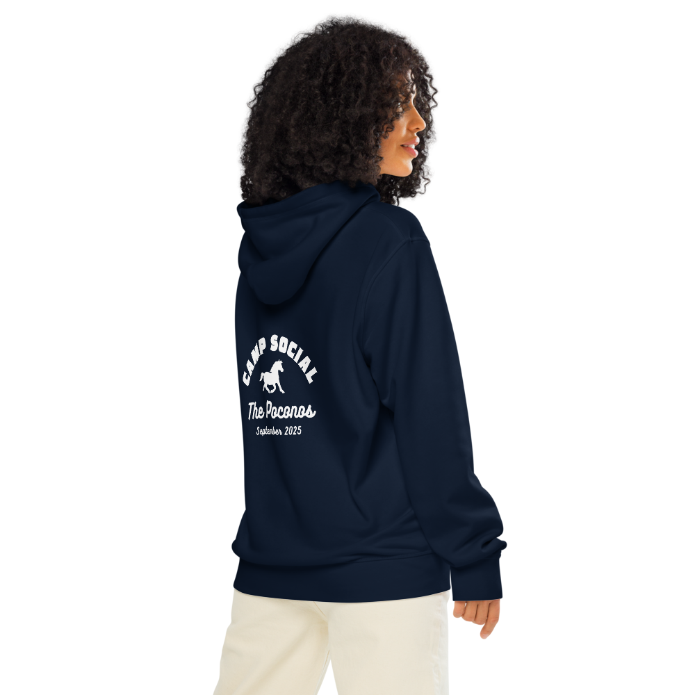 Unisex organic mid-weight hoodie