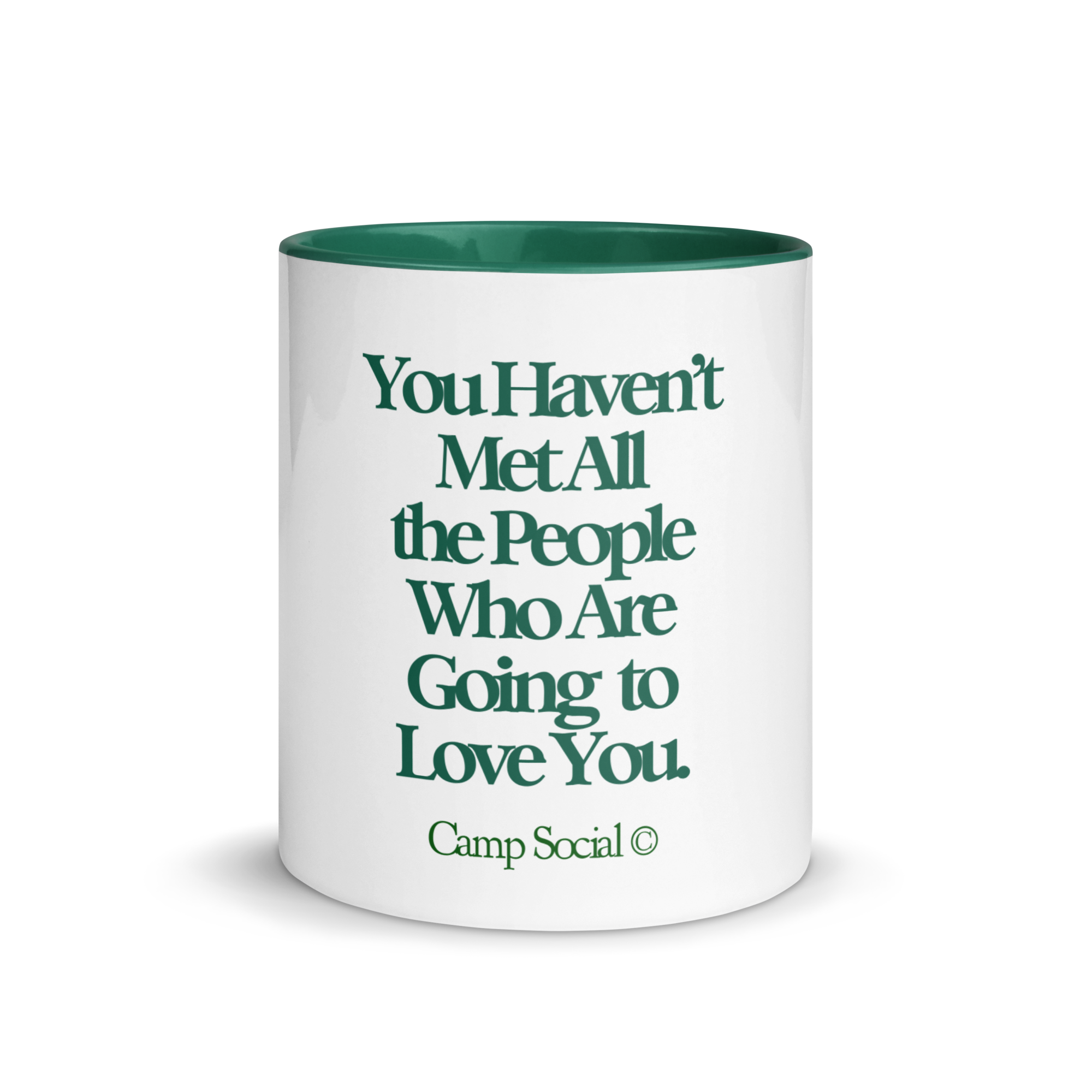 'Camp Social' Mug - Green