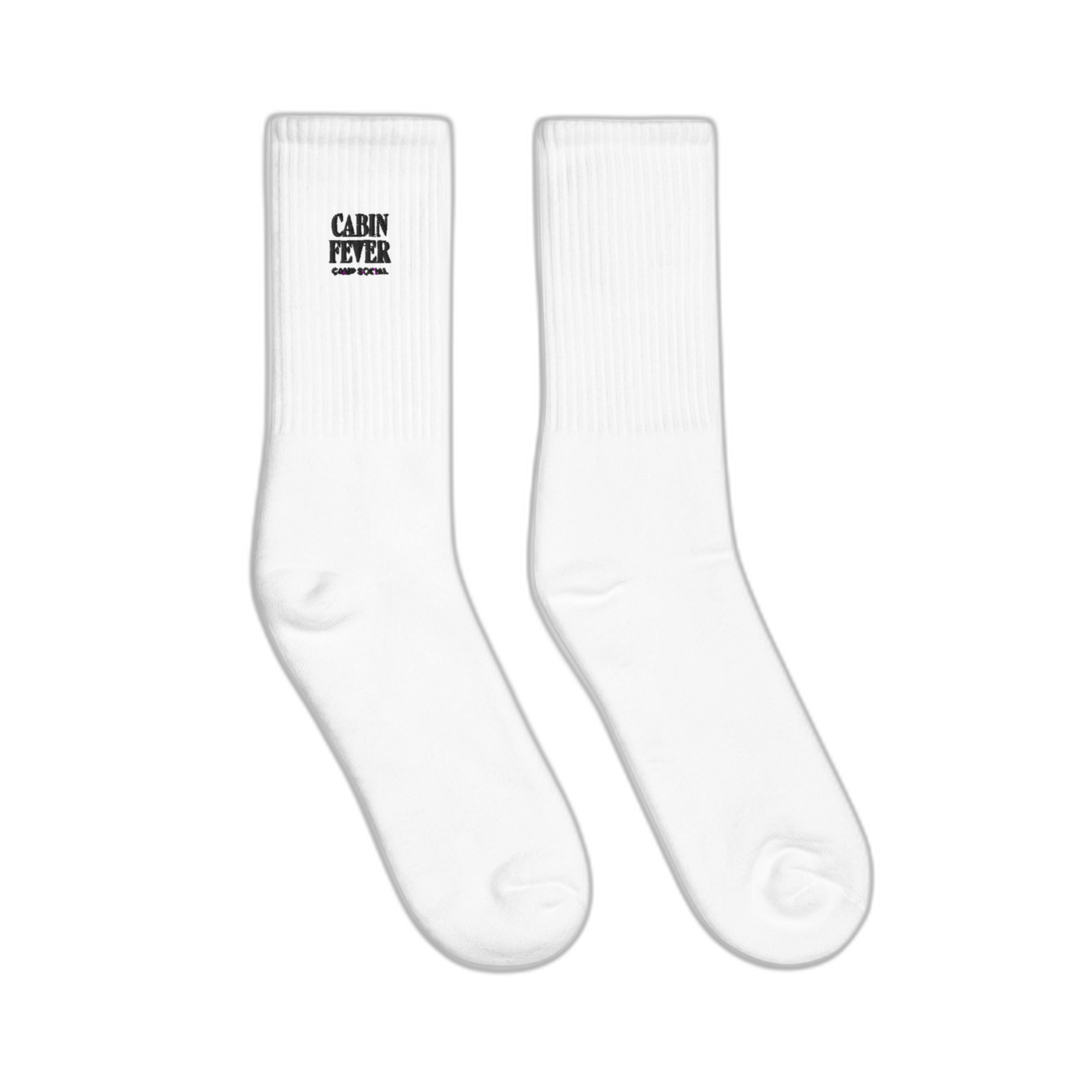 &#39;Cabin Fever&#39; Embroidered Socks