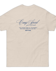 'Camp Friend' Tee - Cream/Navy