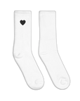 'Heart' Embroidered Socks