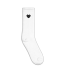 'Heart' Embroidered Socks