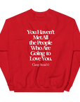 'Love You / Poconos' Crewneck - Red Camp Edition