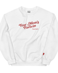 'Your Mom's Favorite' Crewneck - White/Red