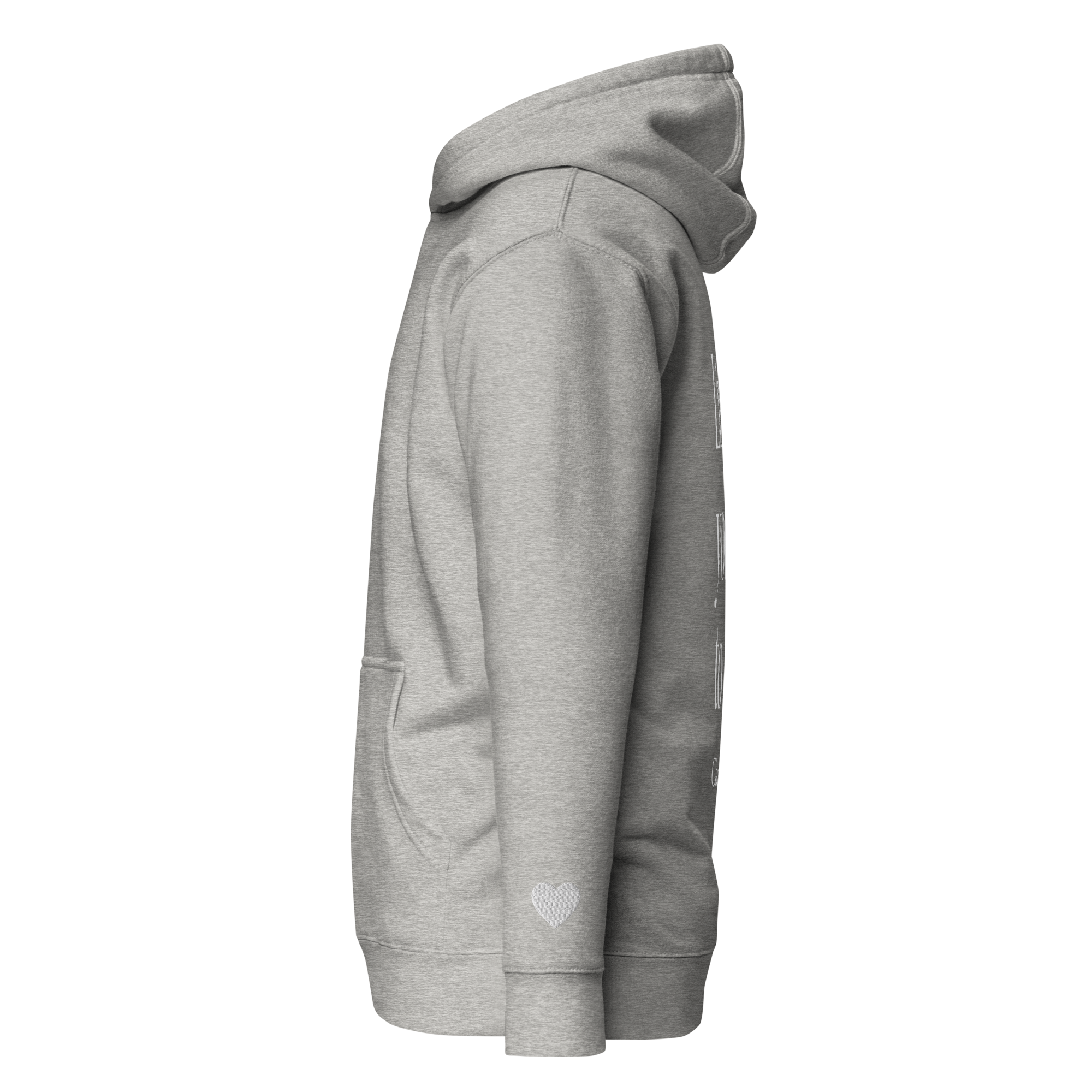 'Live A Life' Hoodie - Athletic Gray