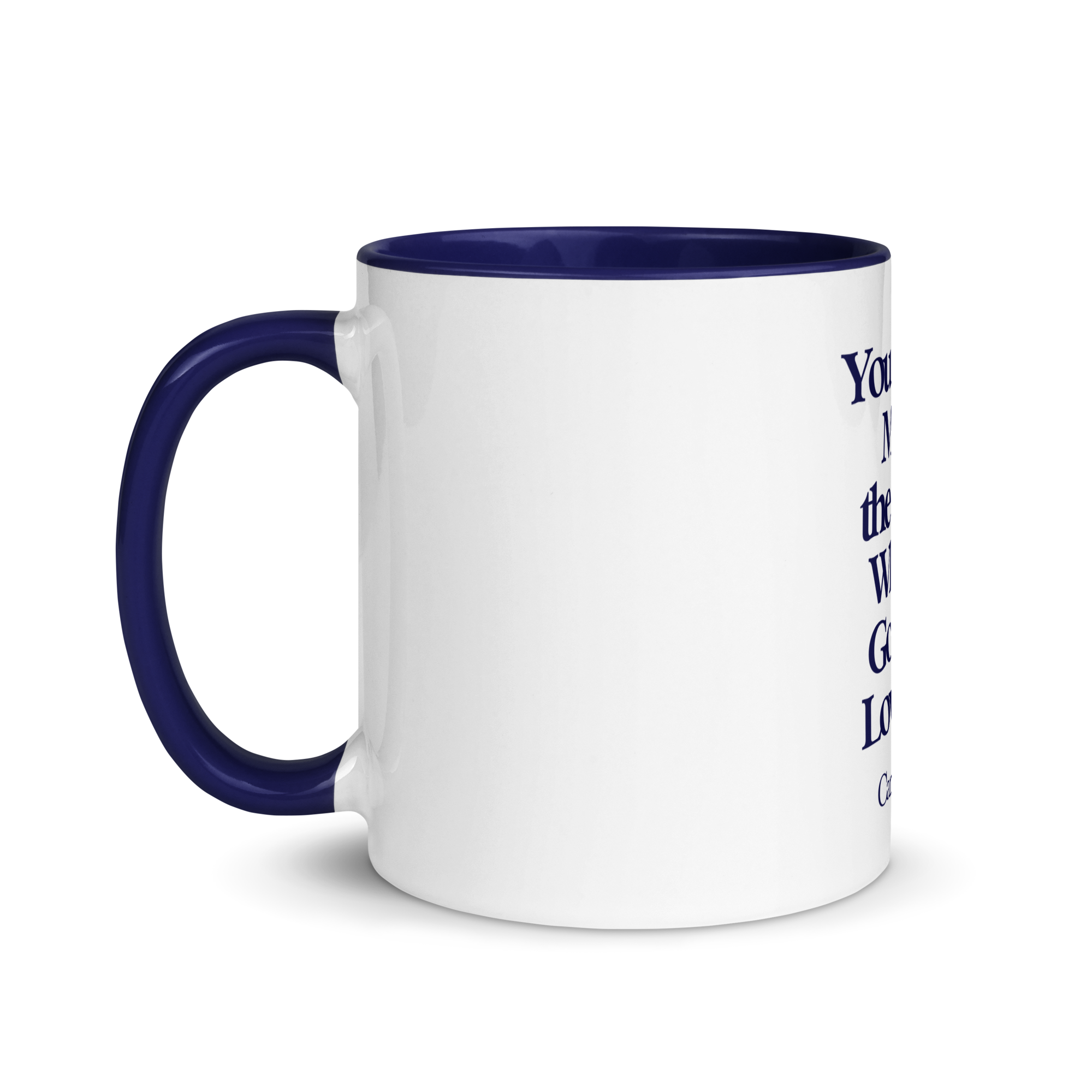 &#39;Camp Social&#39; Mug - Navy